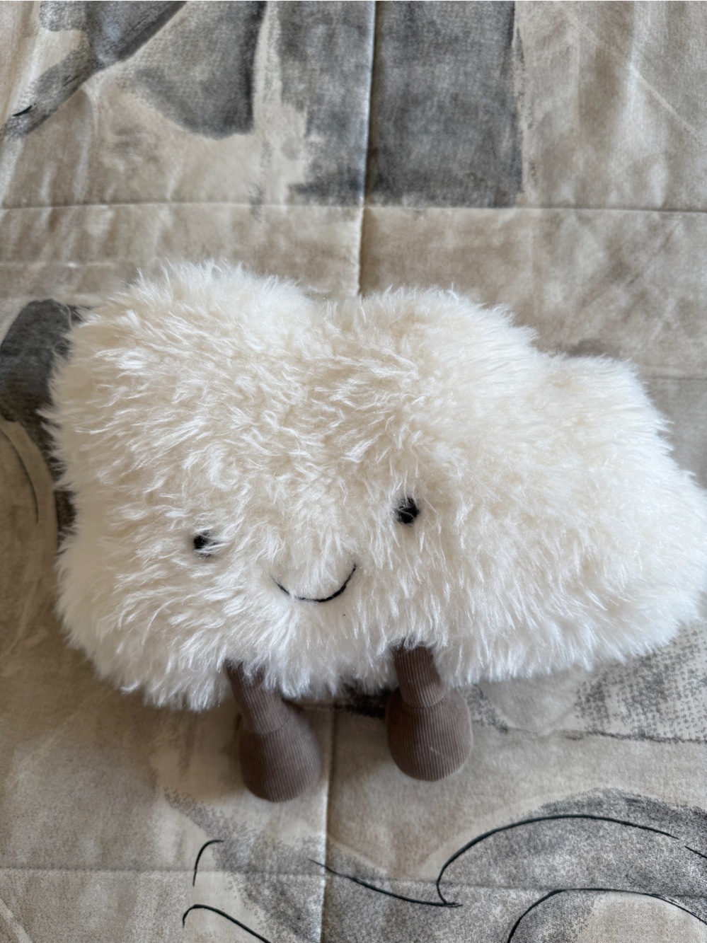 Jellycat Cream Fluffy Cloud Plush Pet Toy